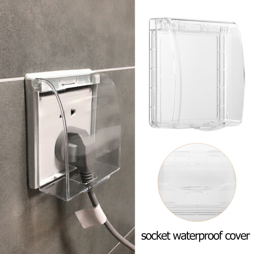 Mizh 2pcs Switch Waterproof Covers Socket Protective Covers Socket Protectors 2