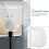 Mizh 2pcs Switch Waterproof Covers Socket Protective Covers Socket Protectors 5