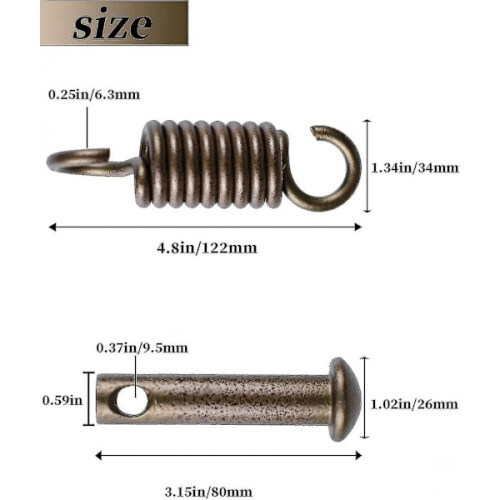 Hammock Chair Ultimate Hanging Kit - Egg Hammock Chair Spring Pin 2
