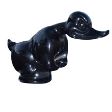 Angry Angry Rubber Duck Hood Decor Bonnet Car Funny Bumper Decor black