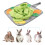 1 pc Rabbit Activation Mat Funny Interactive Nose Work Small Animal Feeding Mat 4