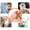 Cat muzzle for grooming and treatment White M 4