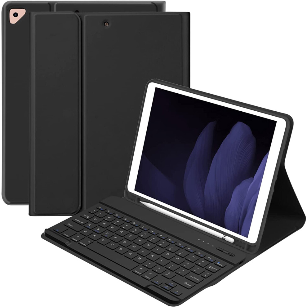 Compatible With Ipad Case With Keyboard 9Th/8Th/7Th Gen 10.2, Magnetic Detachable Keyboard Compatible With Ipad 9Th/8Th/7Th Gen 9193271562016