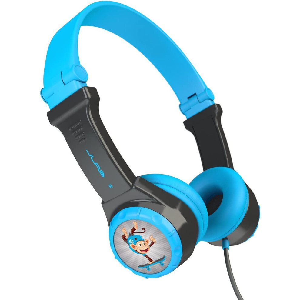 Jlab Jbuddies Folding Kids Wired Headphones | Toddler Headphones | Noise Isolation | Kids Safe | Volume Limiting 9193271561743