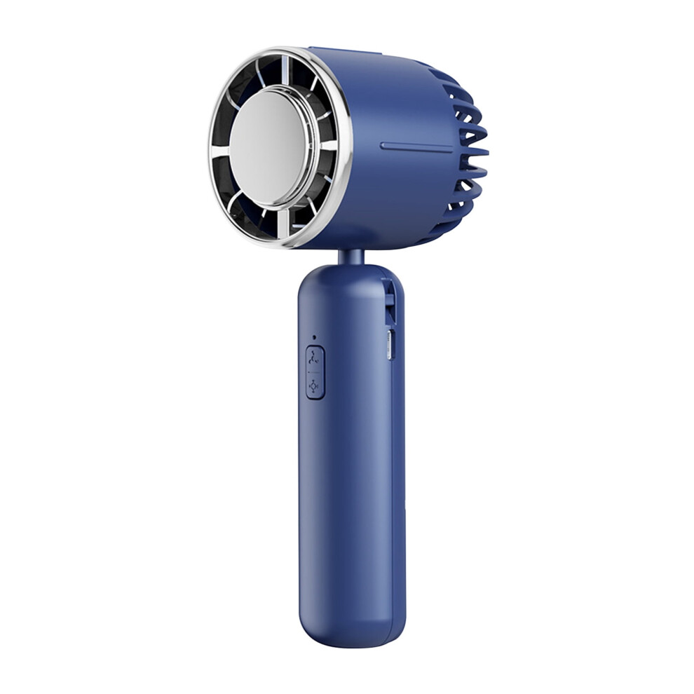 Desk Fan Cold Compress Refrigeration Hanging Neck Small Fan Rechargeable Folding Desktop Mute Turbo Handheld Fan 9193271564751