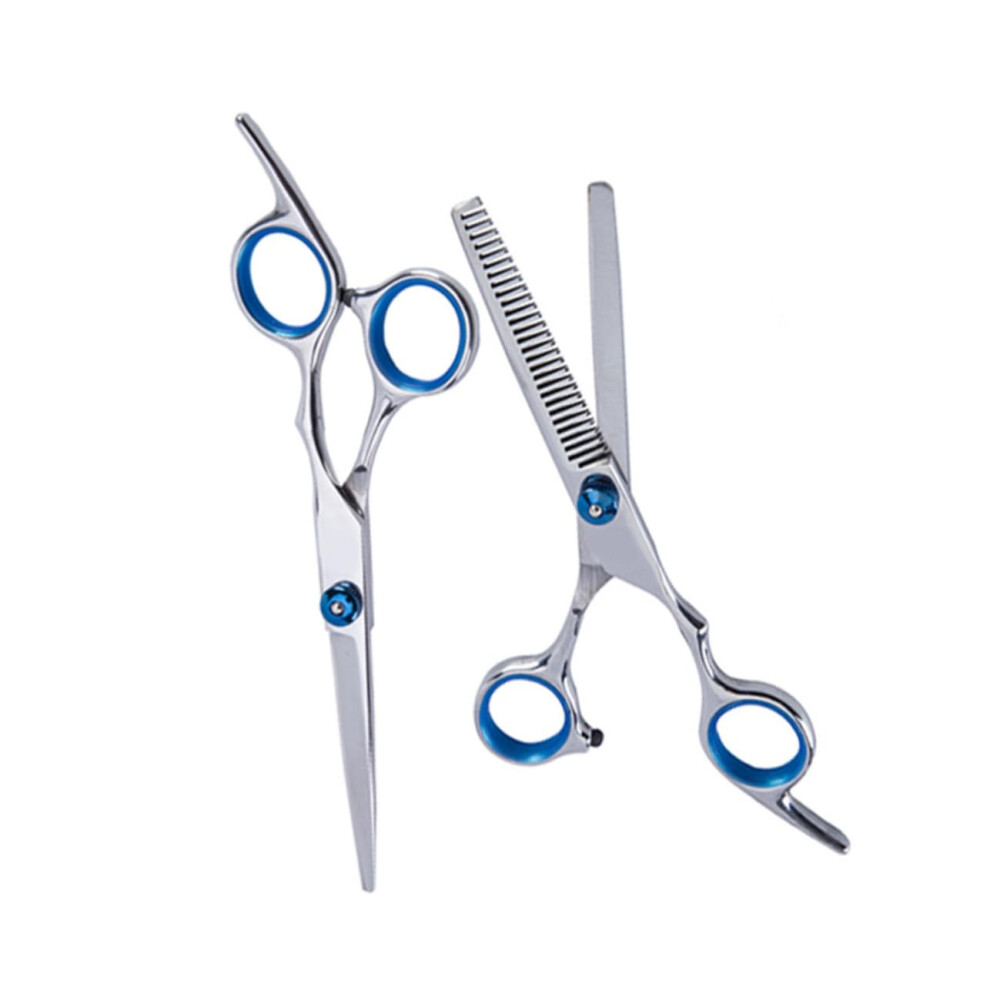Professional Hair Cutting Scissors Kit with Precision Blades and Thinning Shears for Salon and Home