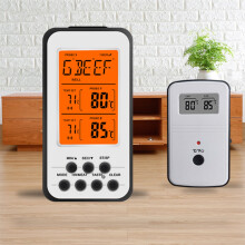 ZKCCNUK Wireless Meat Thermometer with 2 Probes, Smart Digital BBQ Grill Oven Smoker Food Thermometer, Fast Readout