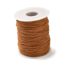 Waxed Cotton Thread Cords Sienna 1.5mm about 100yards/roll(300 feet/roll)