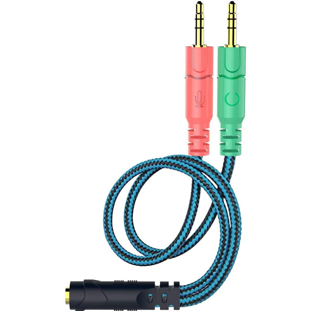 Headphone And Splitter Cable For Pc 3.5Mm Jack Adapter Convertors 3.5Mm Headphone/ Transform 9418476337789