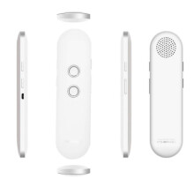 JANDEL 2-Way Easy Trans Smart Translator, 42 Languages, Bluetooth, Pocket Size, for Travel, Business, Learning, White