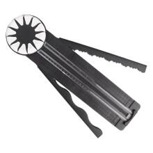 Uclet 12-in-1 Paper Craft Edge Cutter with Stainless Steel Blades, Compatible with Card Trimmers for DIY Projects