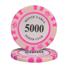Poker Chip Mahjong Texas Hold'em Poker Chip High End Playing Cards Casino Accessories Face Value 5000