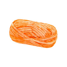 GUOOL Chunky Wool Yarn Hand Knitting Crocheting Arm Knit Yarn Jumbo Tubular Yarn Hand Knit Yarn for Tapestry Sweaters Craft Sweater Orange Red