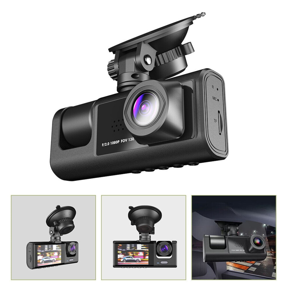 3 Channel Dash Cam, 1080P Three Way Triple Car Camera, 5Mp Car Driving Camera 9130661619202