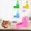 Hamster Water Bottle Small Animals Accessories Automatic Feeding Pink Without kettle 5