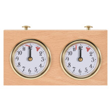 Chess , Professional Digital Chess Clock, Wooden Count Up Down Chess , Portable Chess