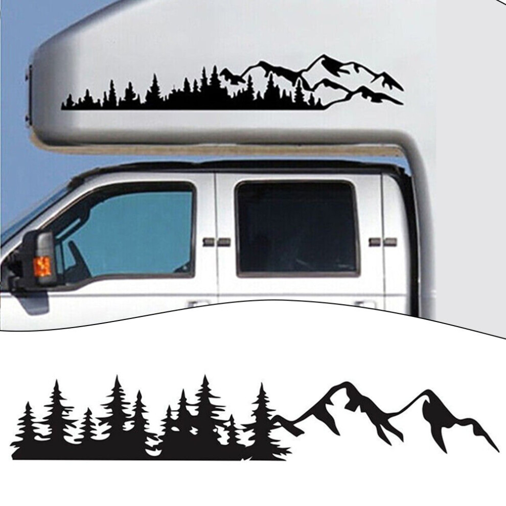 Car Tree Mountain Forest Decal Vinyl Sticker For Truck Suv Rv Trailer Side Lh 9165521391226