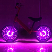 BULESON Children's Flower Drum Light Bike Hub Light for Small Wheel Installation