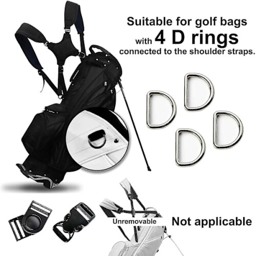 Portable Golf Shoulder Strap Golf Bag Strap Replacement Comfort Shoulder Adjustable Strap Golf Bag 1