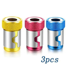 RSAMD Steel Impact Magnetic Pivoting Bit Tip Swivel Screw Holder Screw Drill Accessory-3 Color