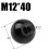 Efficient and Versatile Machine Tool Handle Ball Nut for Various Industries M12-40bakelite black 1