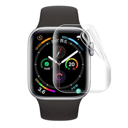 Full Coverage Screen Protector compatible with Apple Watchwith Apple Watch 4/5 Display Protector 44mm Transparent