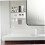 Automatic Toothpaste Dispenser with 2 Cups, No Drill Wall Mounted Toothbrush Holder and Storage Shelf 4