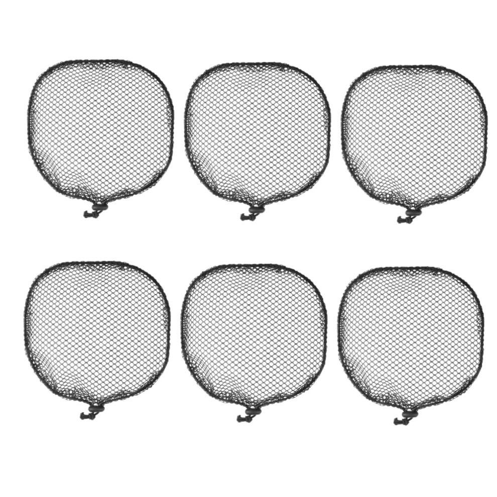 Unisex 6Pcs Breathable Mesh Wig Caps With Secure Elastic Fit For Wig Making And All Hair Types