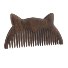 Sandalwood Hair Comb with Ergonomic Grip for Gentle Scalp Massage and Smooth Styling for Women and Men