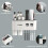 Automatic Toothpaste Dispenser with 2 Cups, No Drill Wall Mounted Toothbrush Holder and Storage Shelf 3
