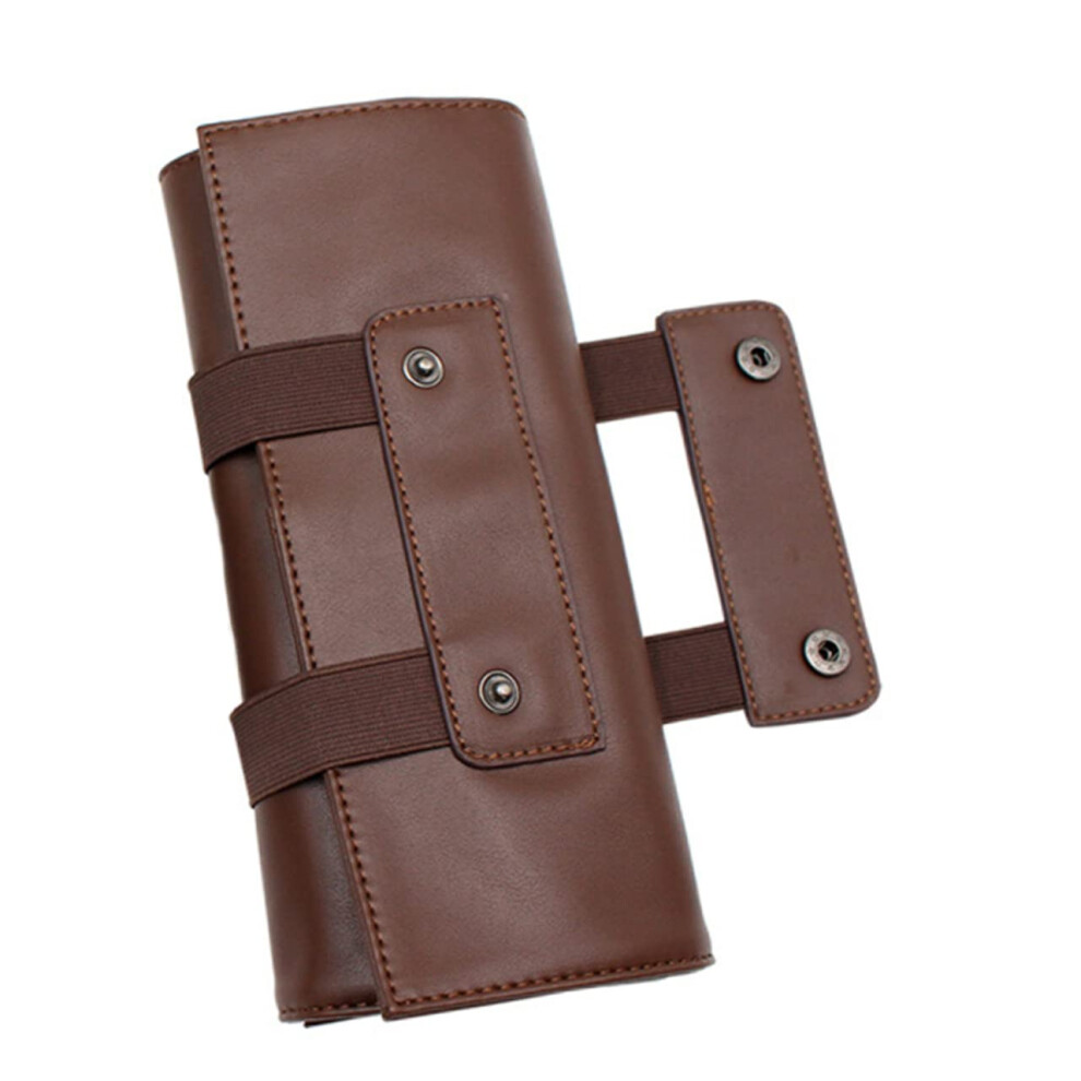 Hairdressing Scissor Pouch Pu Leather Barber Tool Organizer Secure Storage For Salon And Travel 9113335448384