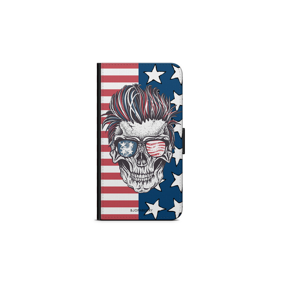 Bjornberry Case Compatible With Samsung Galaxy A32 5G - Usa Skull 9165521392643
