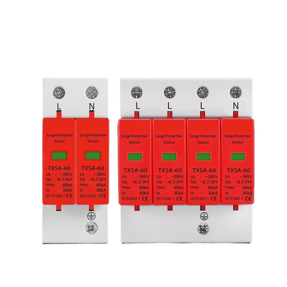 Spd Surge Protector 2P 4P For Low Voltage Ac Power, Lightning Protection Device 20Ka 40Ka 60Ka 9053599965237