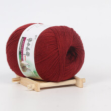 WinysinCashmere Line Hand-Knitted In Baby Wool Scarf Line Fine Wool