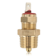 Engine Radiator Cooling Fan Thermostat Temperature Switch 3/8in NPT Thread 185‑ 200F for 10 12 14 16in Fans