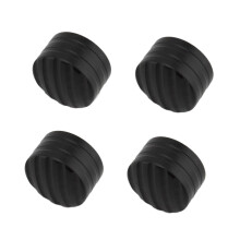 MoreChioce 4pcs Engine Crew Car Parts Alloy Trim Spark Plug Head Screw Cap Compatible for Bonneville Bobo T120 T100 Black