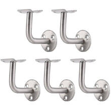 5-pack stainless steel railing support wall mounted handrail brackets balustrade stair railing holder Y-t