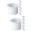 12 Pcs DIY Epoxy Tools Multifunction Epoxy Cups Supple Measuring Cups Reusable Measuring Cups 1