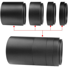 Alstar Astronomical T2-Extension Tube Kit for Cameras and eyepieces - Length 8mm 10mm 20mm 40mm - M42x0.75 on Both