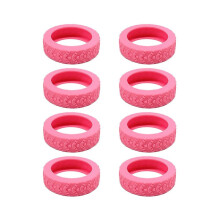 8pcs Luggage Wheel Covers Suitcase Wheel Covers PINK Pink