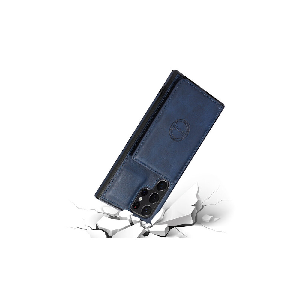 Case With Card Holder - Compatible With Samsung Galaxy S23 Ultra Blue 9180479509288
