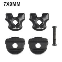 Bike Seatpost Clamp for Carbon Saddle Rails 7x9/7x7mm Bicycle Oval/Round Clip