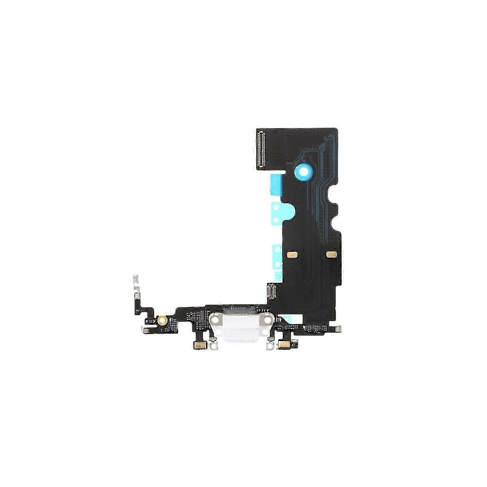 Charging Connector For Compatible With Iphone Se (2020) Oem Disassembly Dock Connector Charging Port Flex Cable Replacement - (Fmy) White 9180479509295