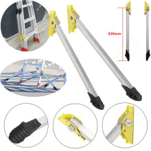 1Pair Ladder Stabilizer Ladder Safety Legs 440lb Load With Anti Slip Rubber Feet