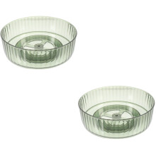 Eease 2pcs Rotating Seasoning Holder Turntable Spice Organizer Rotatable Condiment Holder Kitchen Organizer