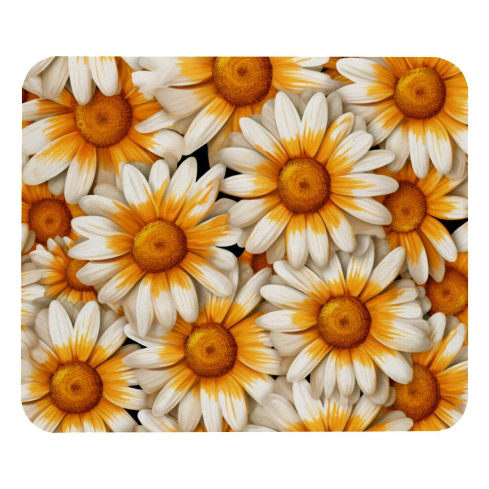 Magritte Mouse Pad With Non-Slip Rubber Base, Square Design For Laptop, Writing, Gaming - 8.3'' X 9.8'' Orange 9557311192142