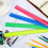4pcs Advertising Ruler 30cm Color Plastic Ruler For Drawing Tool 6