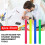 4pcs Advertising Ruler 30cm Color Plastic Ruler For Drawing Tool 7