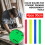 4pcs Advertising Ruler 30cm Color Plastic Ruler For Drawing Tool 5