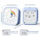 60 Minute Visual Timer with Protective Case, Rainbow Disk Timer, Silent Countdown Time Management Tool Light Blue 4